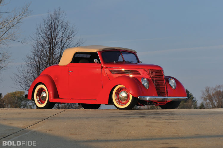 1937, Ford, Deluxe, Convertible, Coupe, Hot, Rod, Rods, Retro, Custom HD Wallpaper Desktop Background