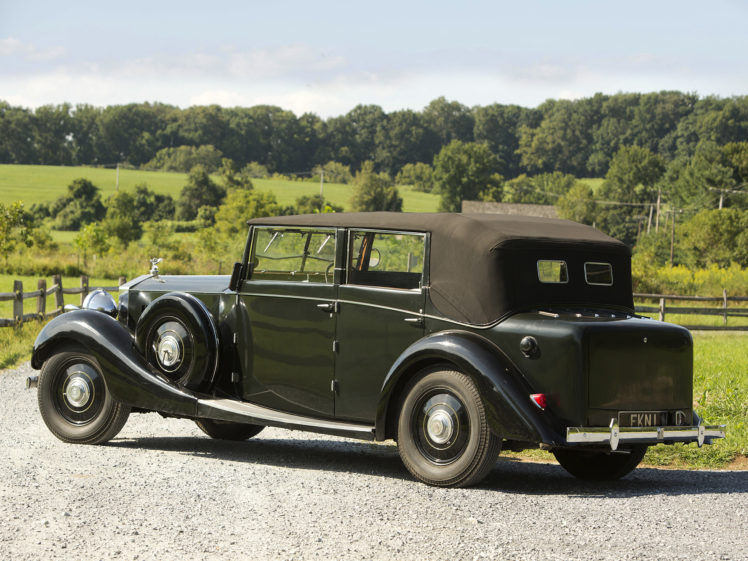 1938, Rolls, Royce, Phantom, Iii, Four, Light, Cabriolet, Freestone, Webb, Luxury, Retro HD Wallpaper Desktop Background