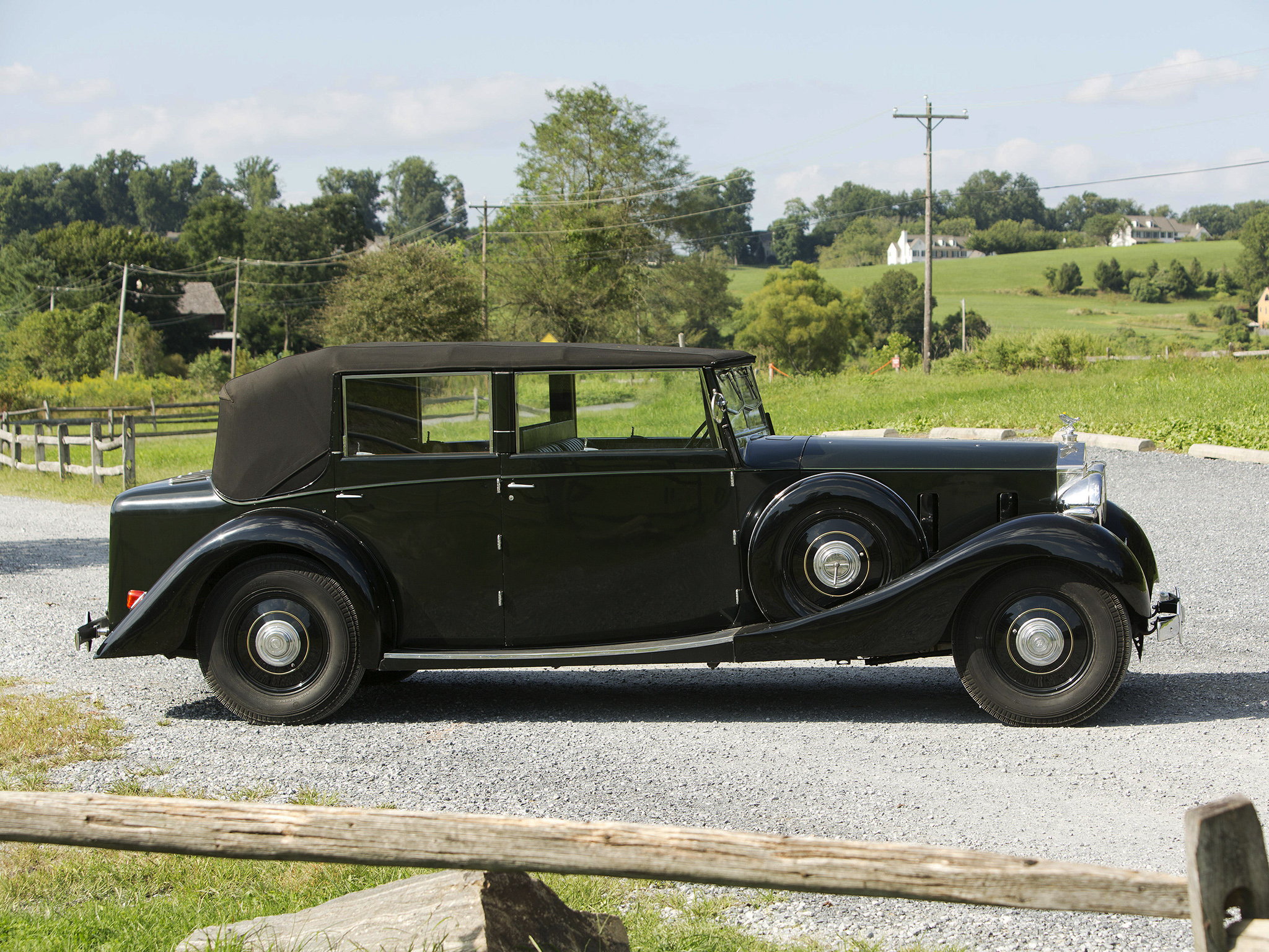 1938, Rolls, Royce, Phantom, Iii, Four, Light, Cabriolet, Freestone, Webb, Luxury, Retro Wallpaper