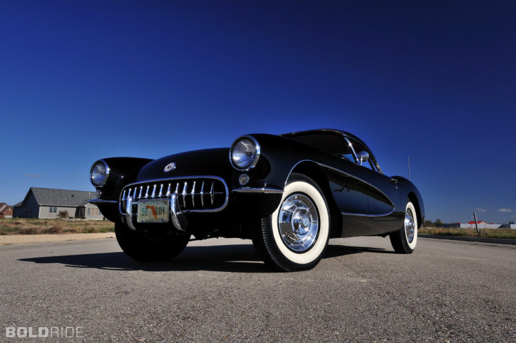 1956, Chevrolet, Corvette, Resto, Mod, Retro, Supercar, Muscle HD Wallpaper Desktop Background