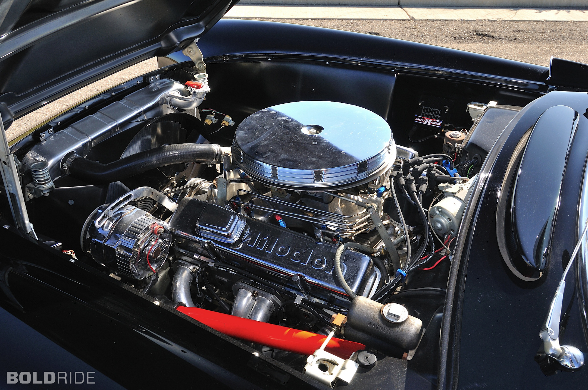 1956, Chevrolet, Corvette, Resto, Mod, Retro, Supercar, Muscle, Engine Wallpaper