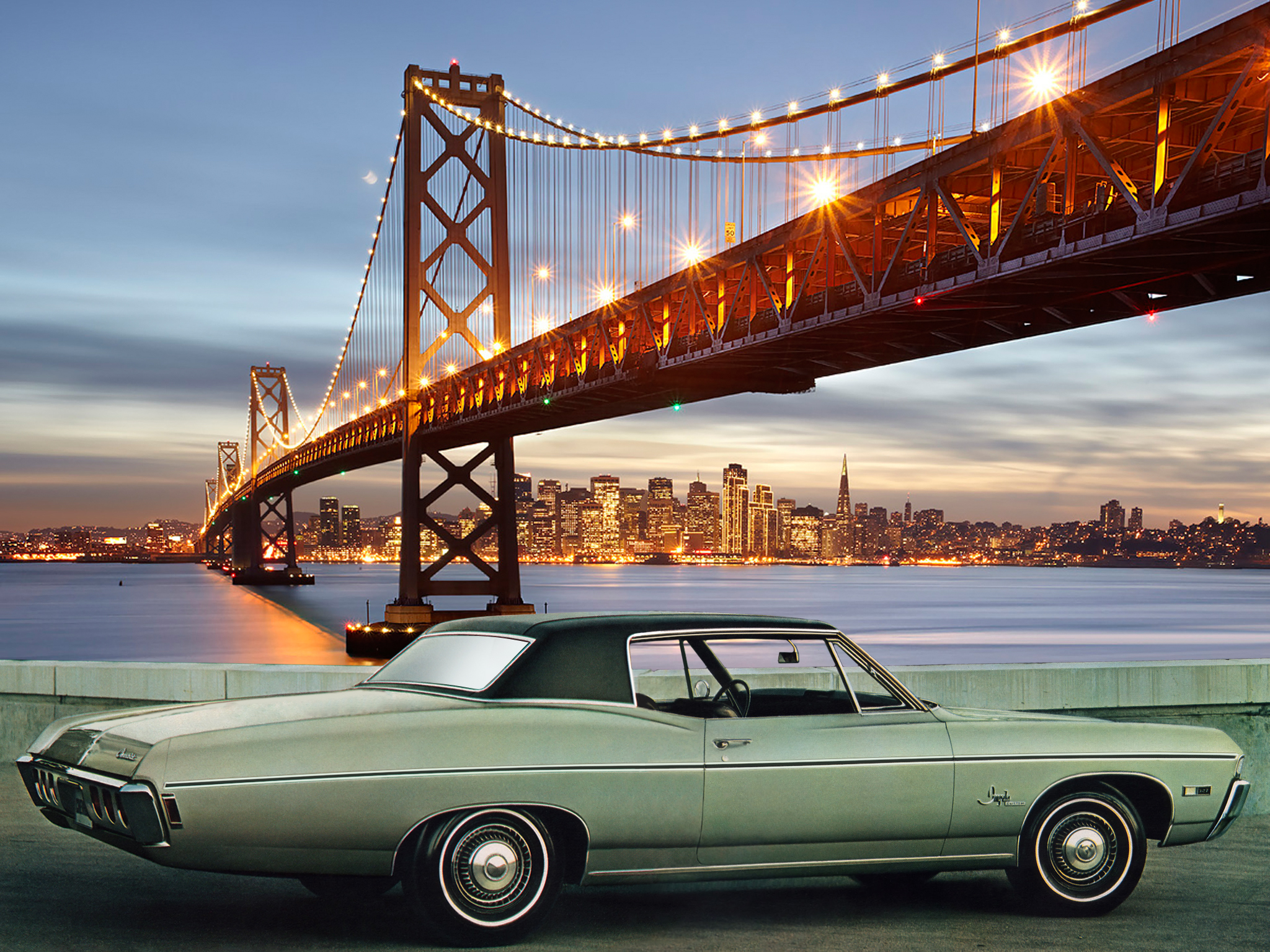 1968, Chevrolet, Impala, Custom, Coupe, Classic Wallpaper