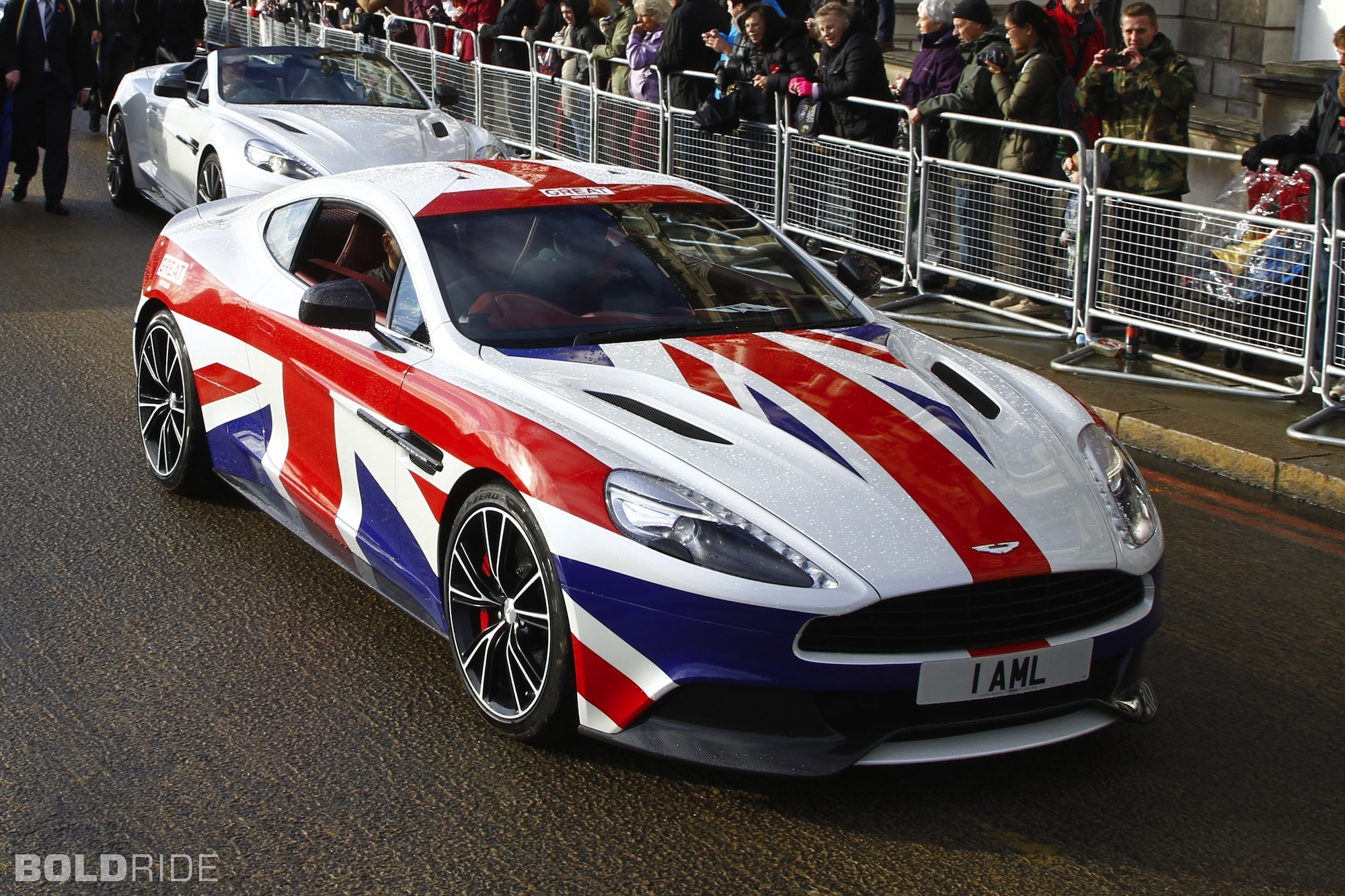 2014, Aston, Martin, Vanquish, Union, Jack, Supercar Wallpaper