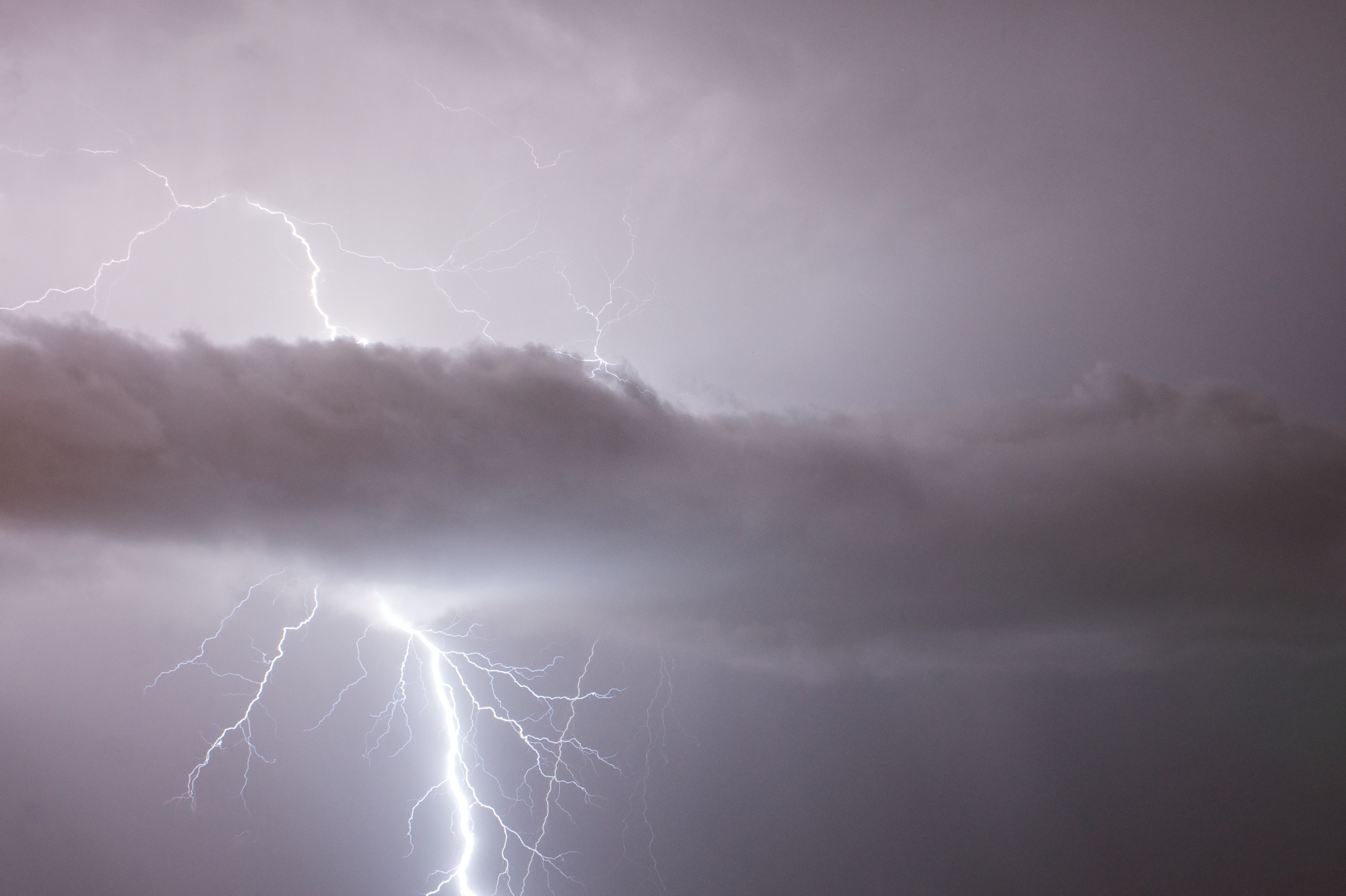 storm, Lightning, Sky, Clouds Wallpaper