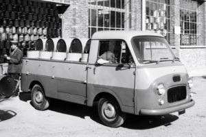 1957, Fiat, 1100, T, Pickup, Retro