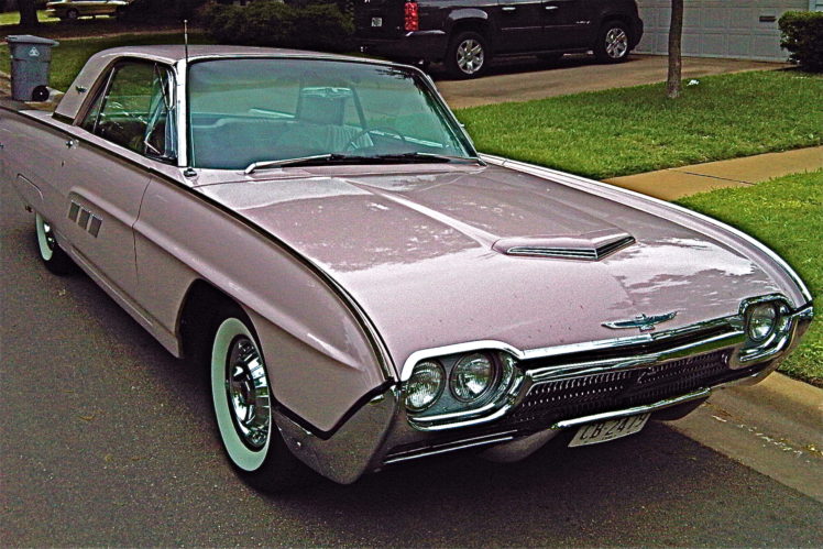 1963, Ford, Thunderbird, Luxury, Classic HD Wallpaper Desktop Background