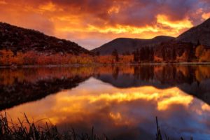 landscapes, Nature, Autumn,  season , Reflections