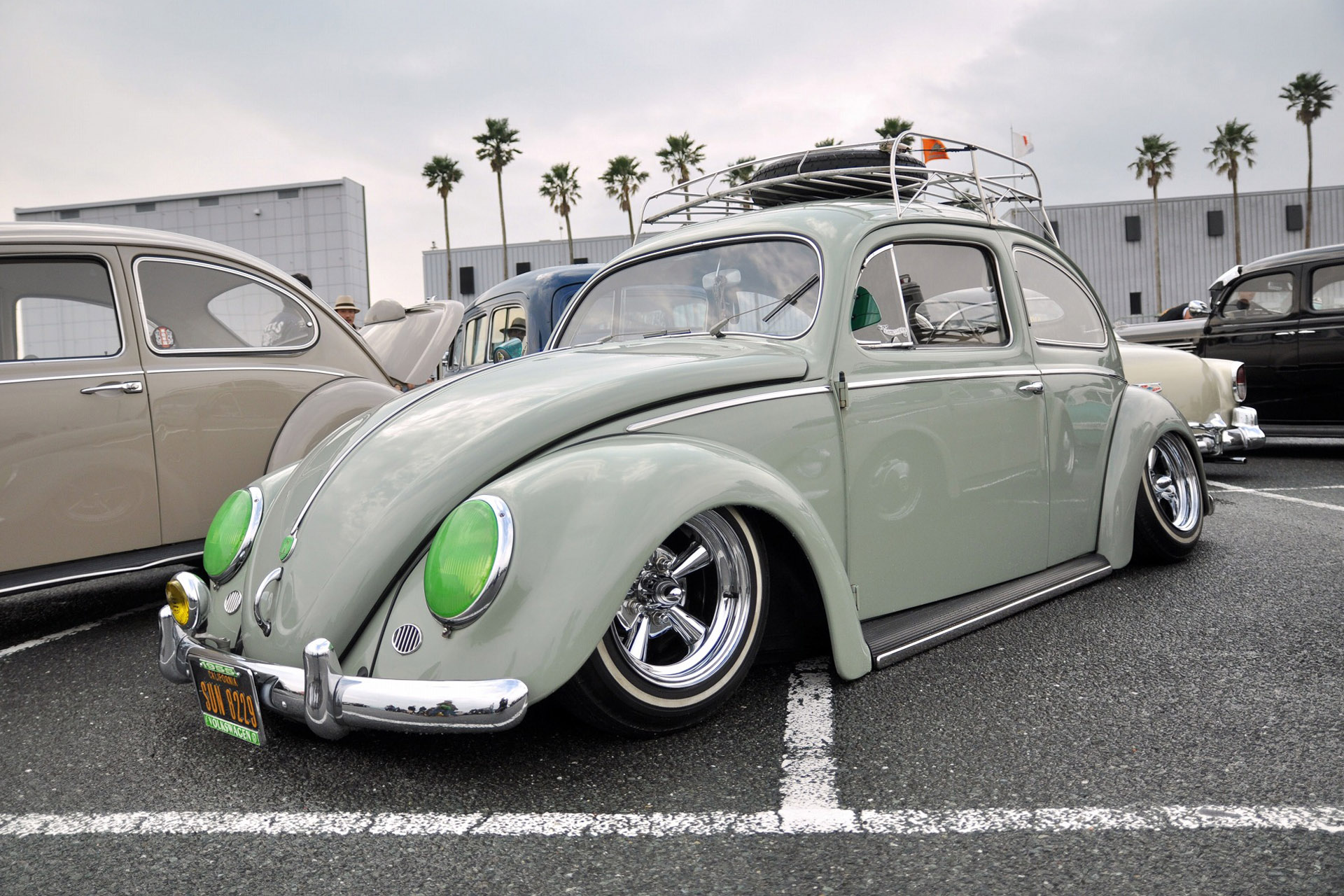 volkwagon, Beetle, Lowrider, Tuning Wallpaper
