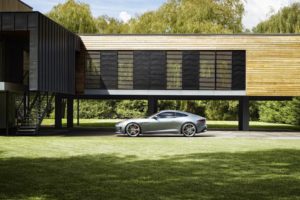 cars, Architecture, Grass, Houses, Ferrari