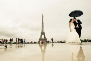 wedding, Bride, Gown, Dress, Fasshion, Mood, Love, Eiffel, Tower, Paris, France