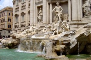 sculpture, Rome, Italy, Trevi, Fountain