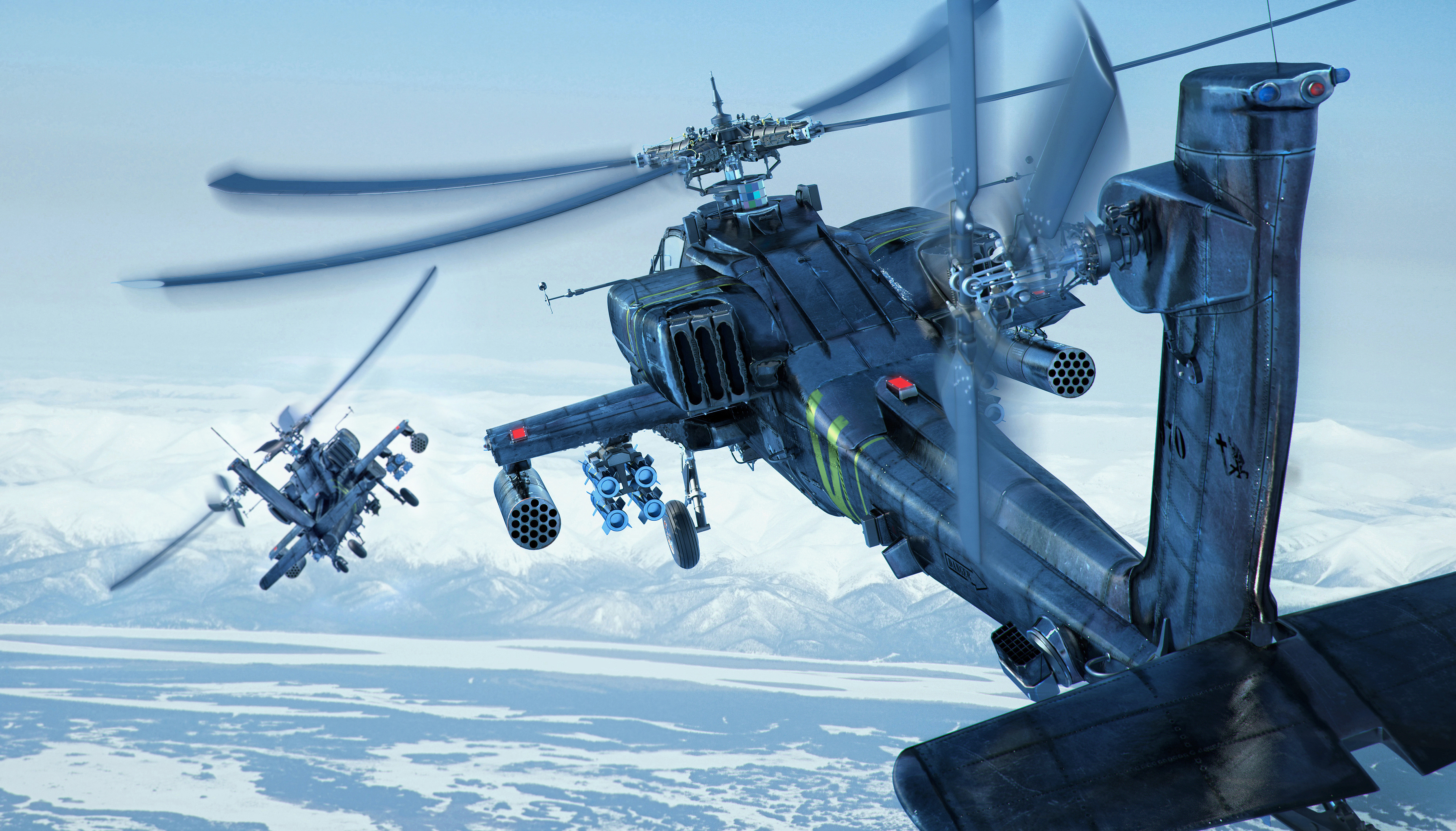 sky, Apache, Boeing, Longbow, Ah 64d, Helicopter, Military Wallpaper