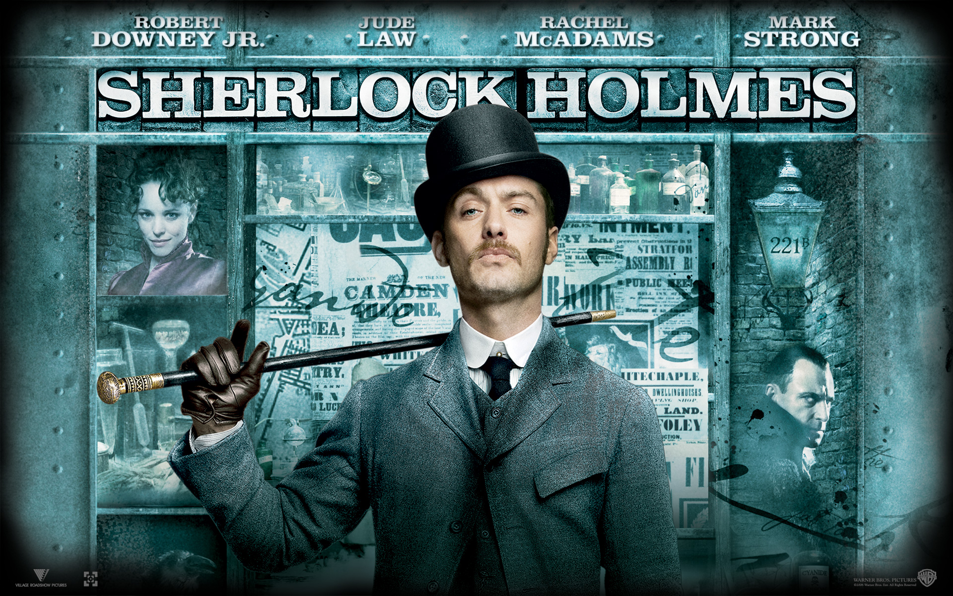 movies, Sherlock, Holmes, Jude, Law, Movie, Posters, Doctor, Watson Wallpaper