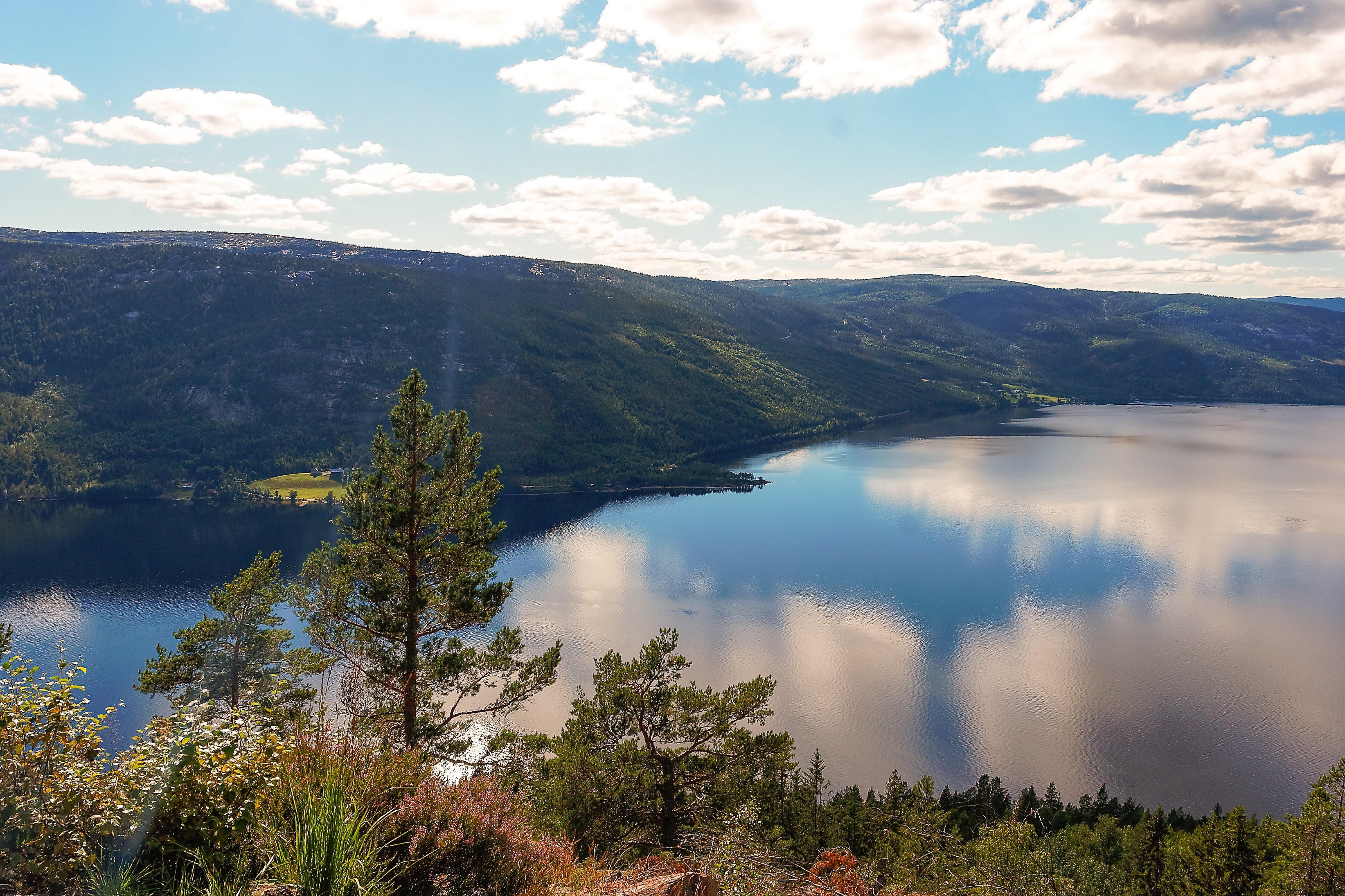 mountain, Lake, Norway, Landscape Wallpaper