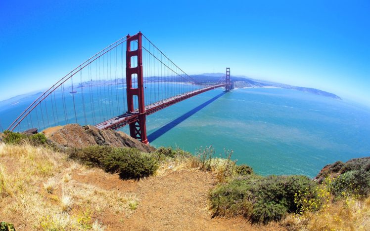 nature, Bridges, Golden, Gate, Bridge, San, Francisco, Pacific, Ocean HD Wallpaper Desktop Background