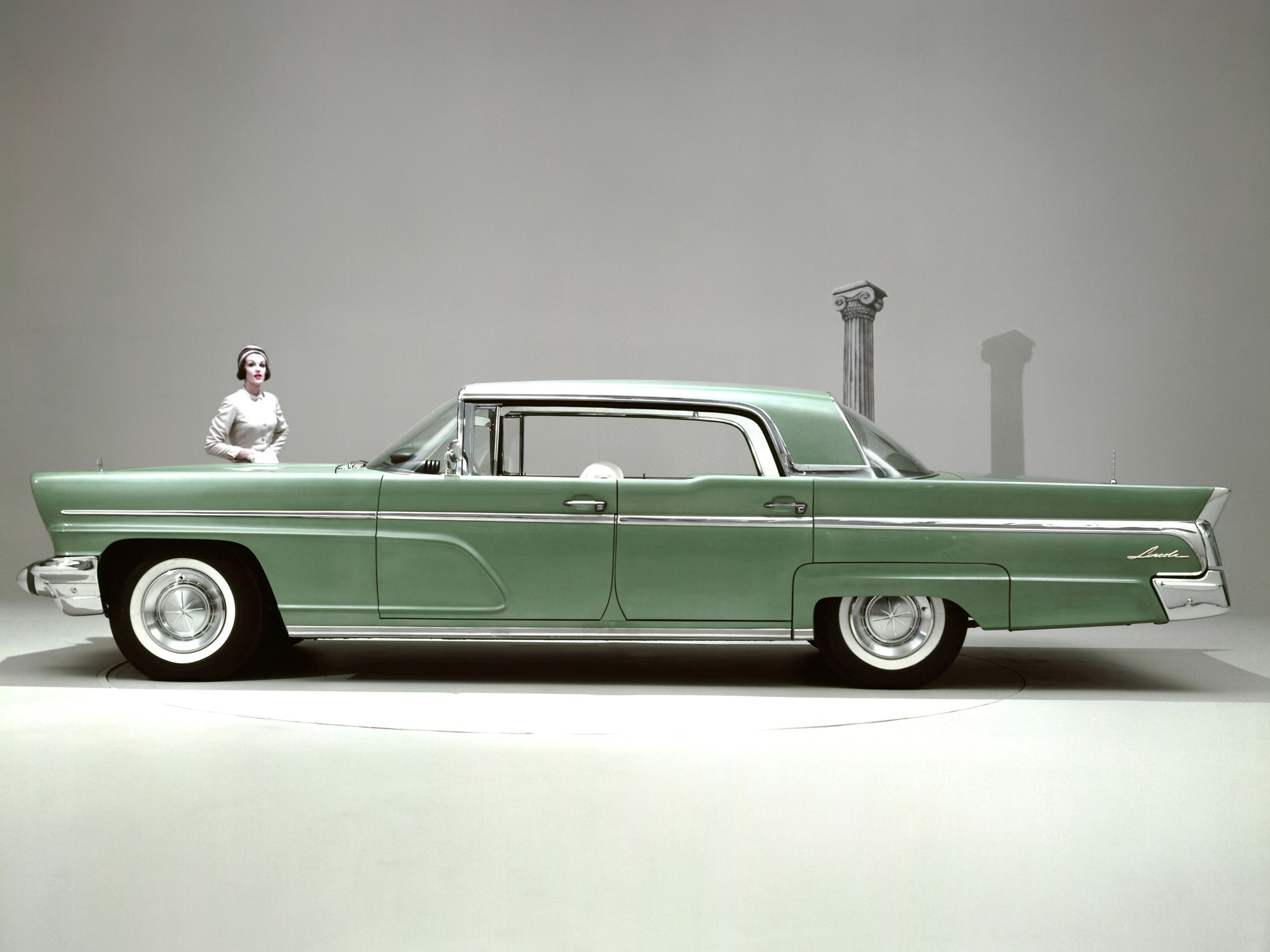 1960, Lincoln, Landau, 4 door, Hardtop,  57a , Classic Wallpaper
