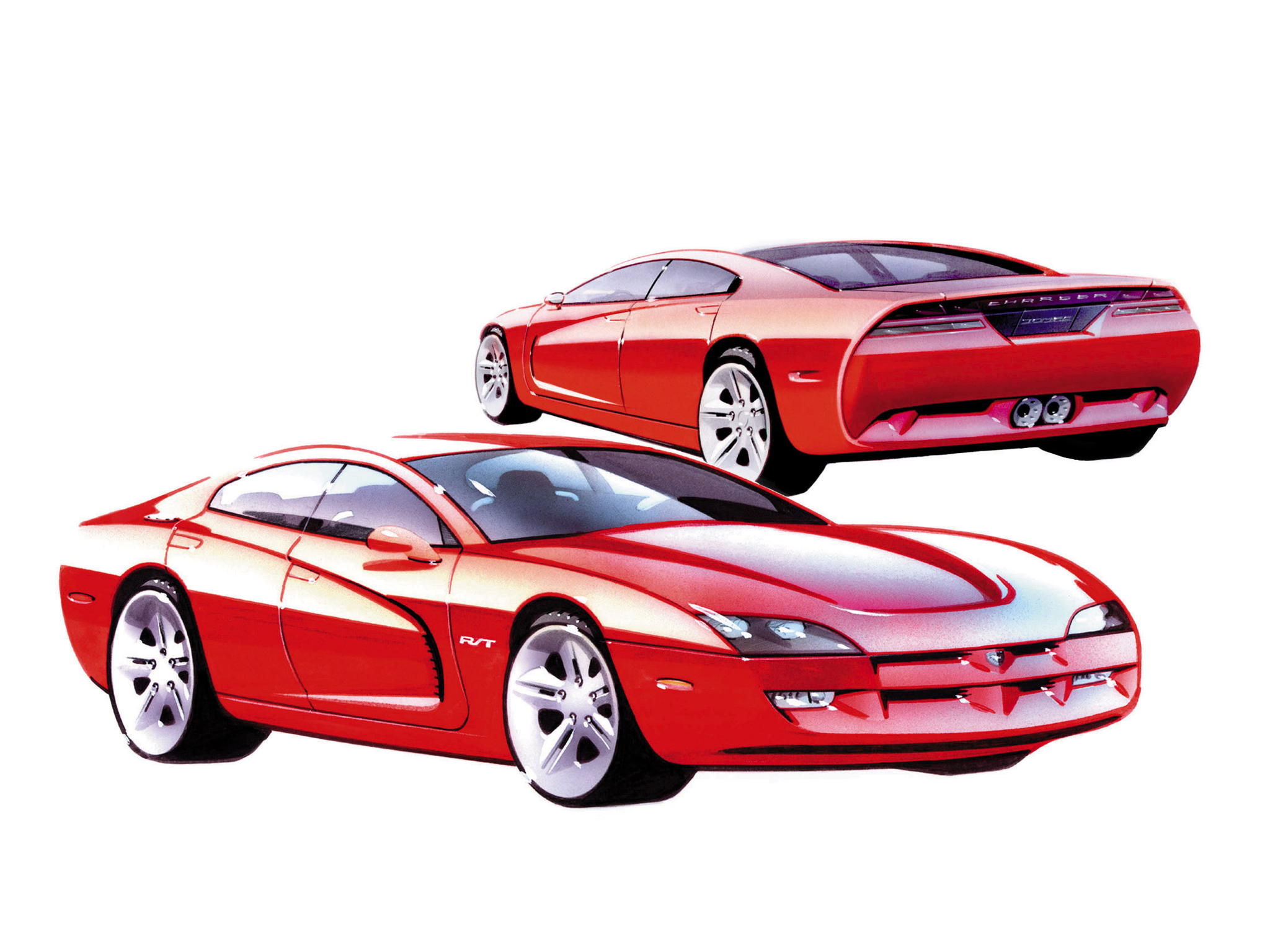 1999, Dodge, Charger, R t, Concept, Muscle, Supercar Wallpaper