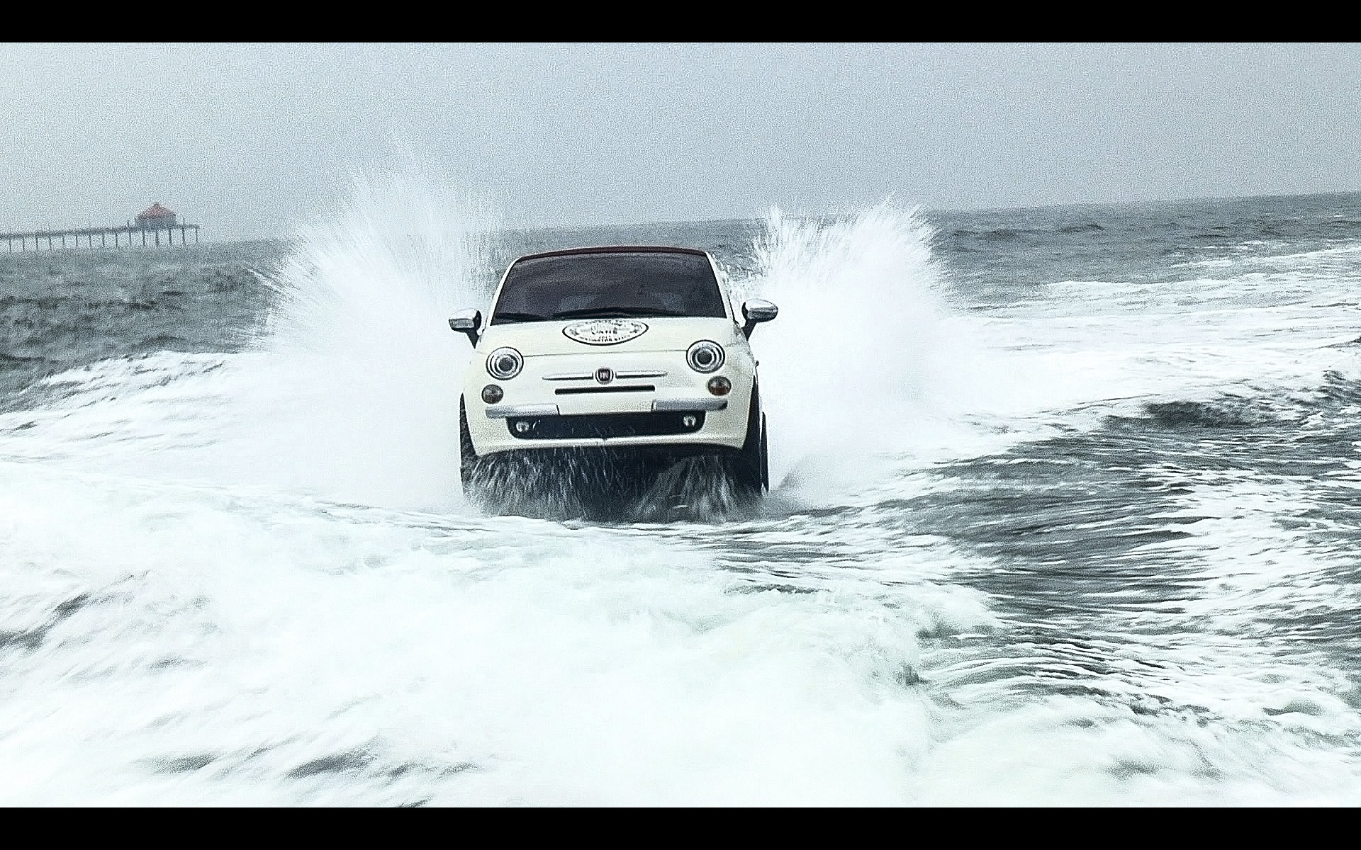 2013, Fiat, 500, Personal, Watercraft, Boat Wallpaper