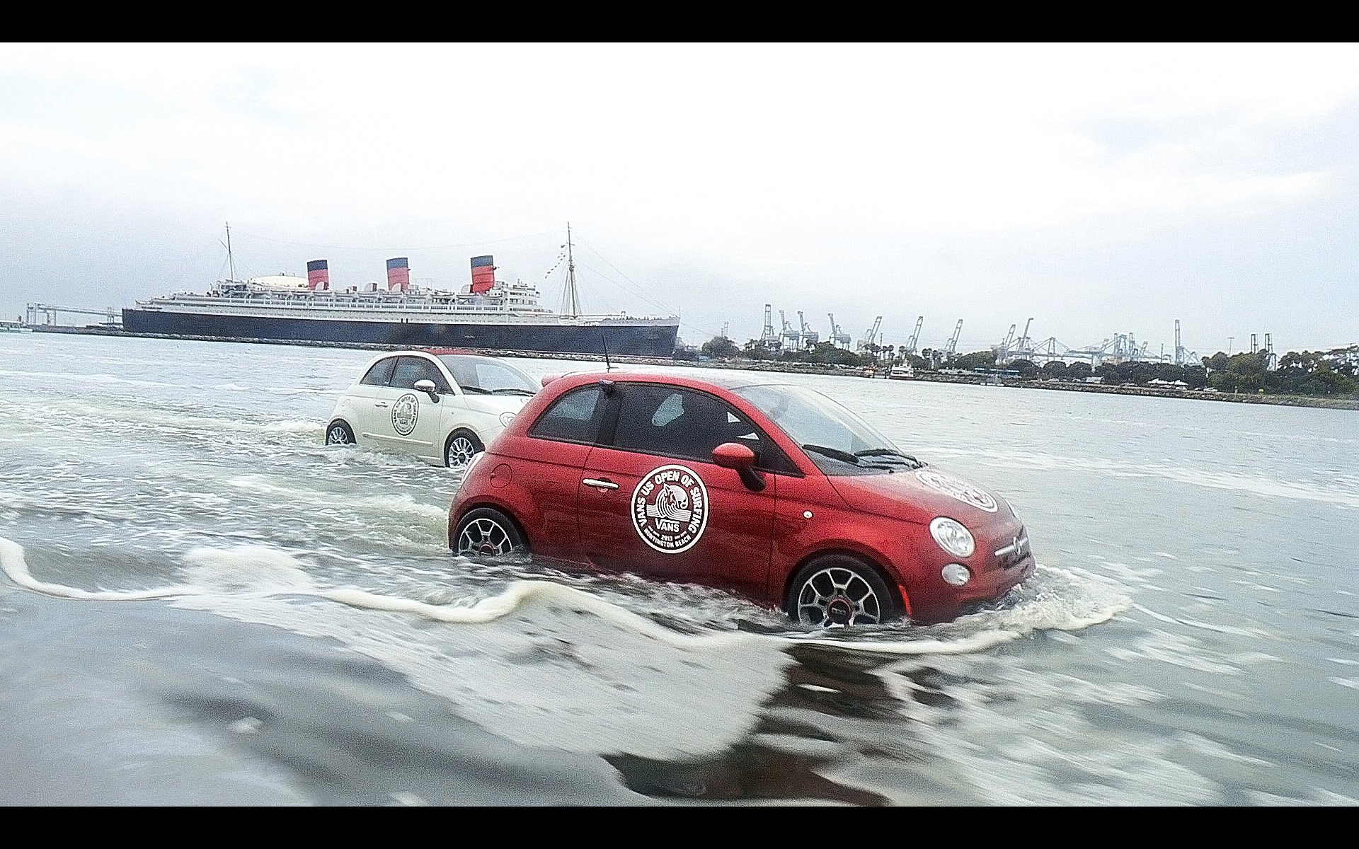 2013, Fiat, 500, Personal, Watercraft, Boat Wallpaper