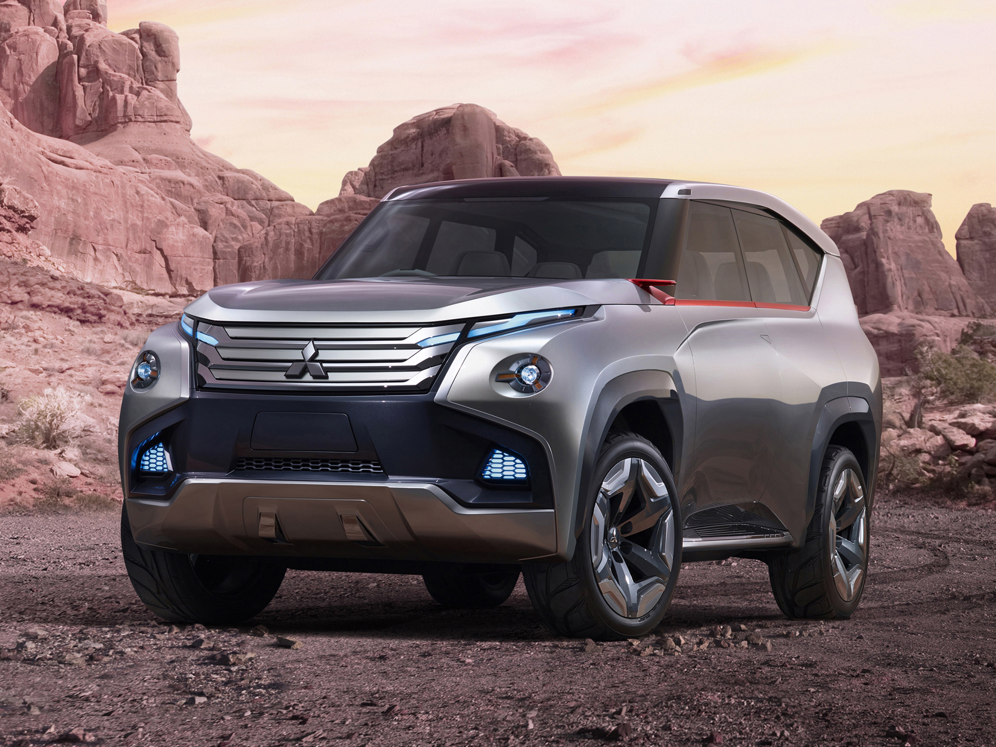 2013, Mitsubishi, Concept, Gc phev, Suv Wallpaper