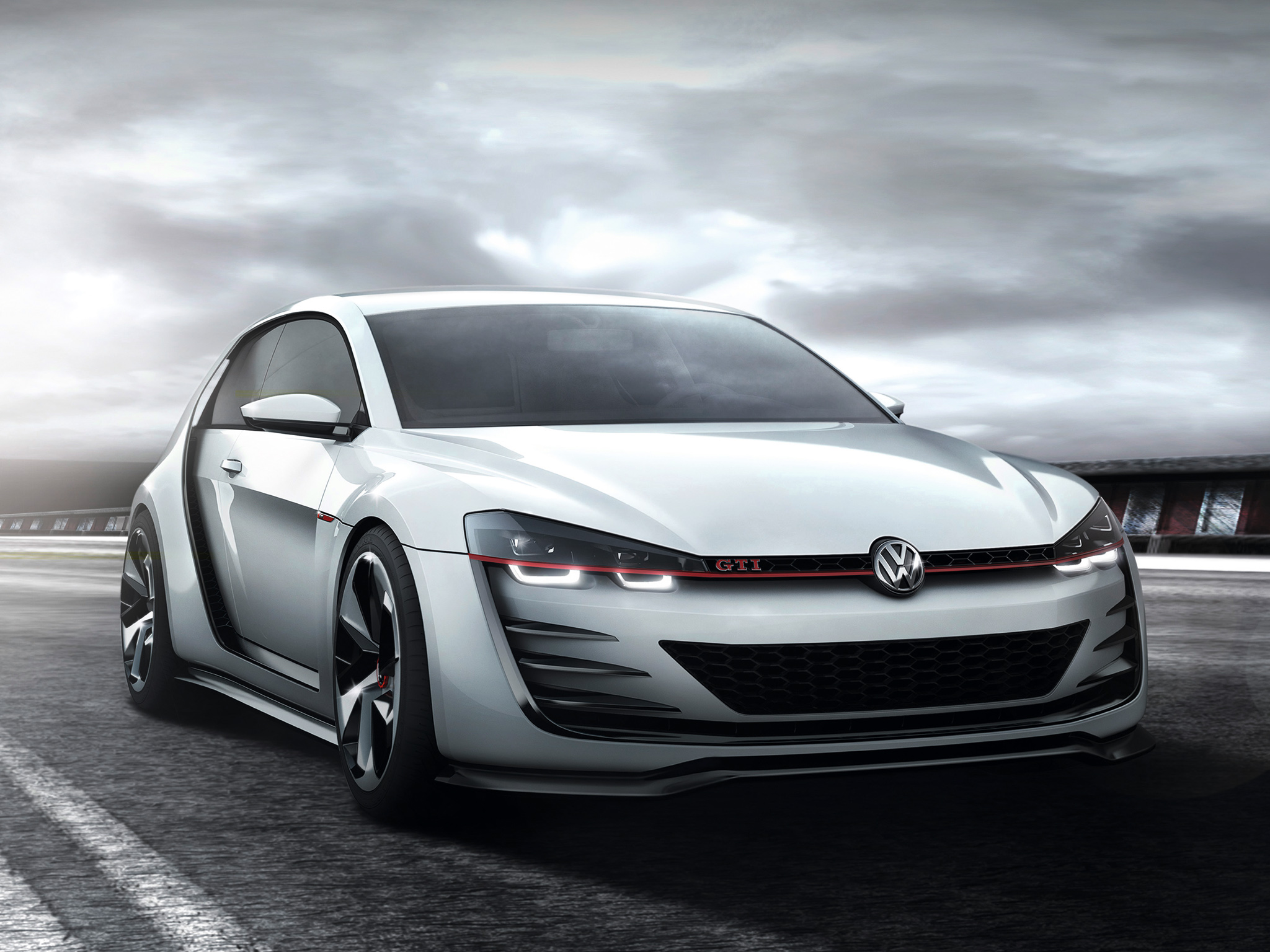 2013, Volkswagen, Design, Vision, Gti, Concept Wallpaper