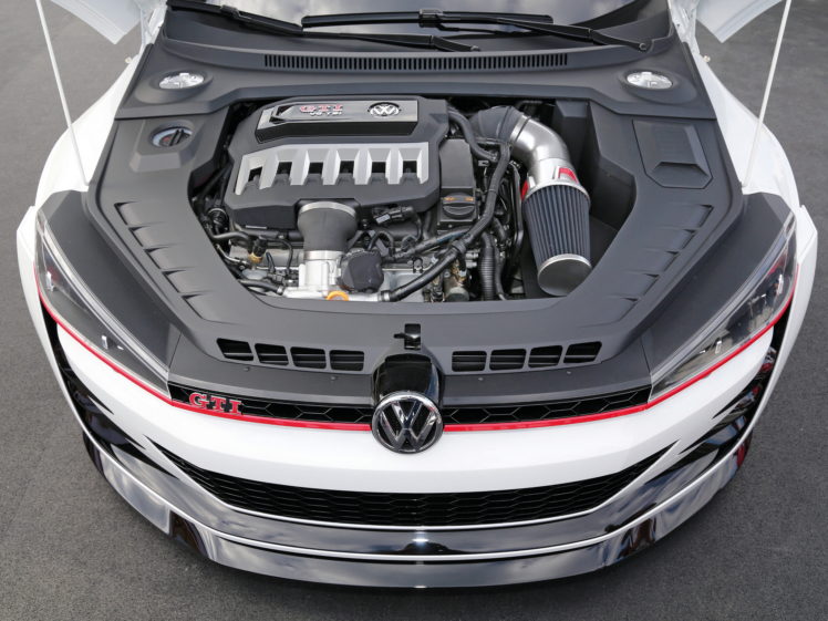 2013, Volkswagen, Design, Vision, Gti, Concept, Engine HD Wallpaper Desktop Background