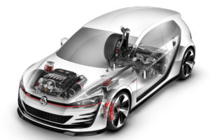 2013, Volkswagen, Design, Vision, Gti, Concept, Interior, Engine