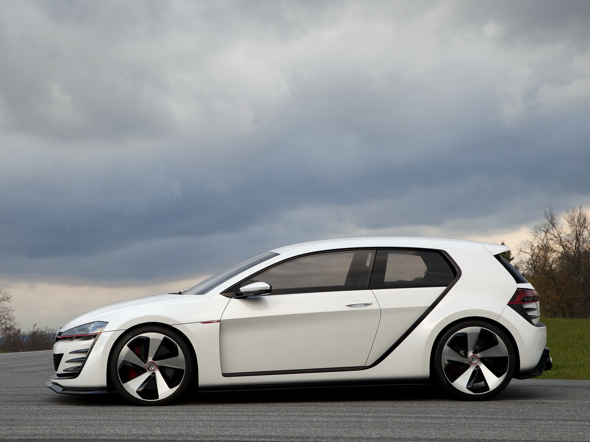 2013, Volkswagen, Design, Vision, Gti, Concept Wallpaper