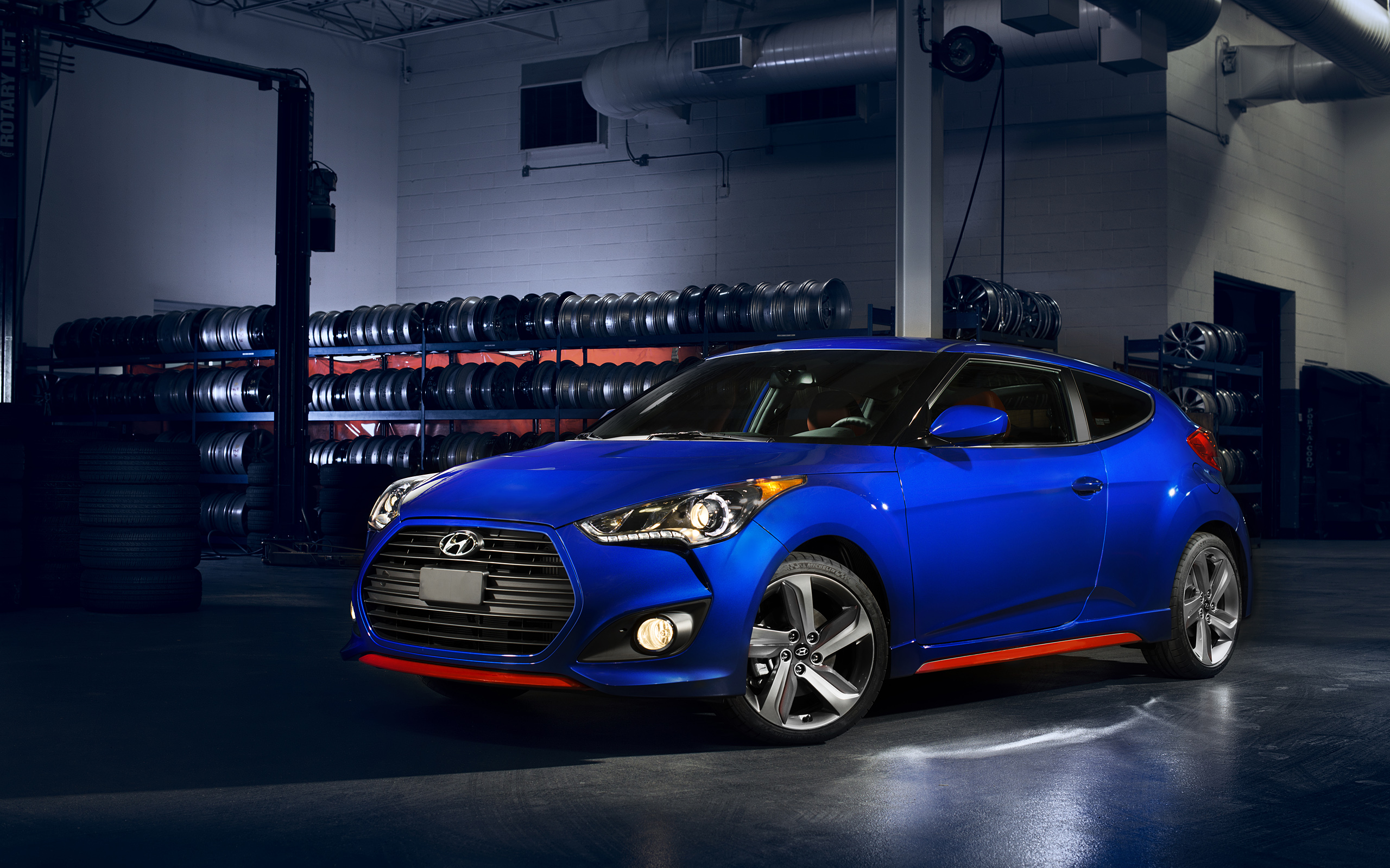2014, Hyundai, Veloster, Turbo, R spec Wallpaper