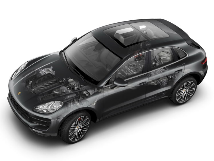 2014, Porsche, Macan, Turbo, Interior, Engine HD Wallpaper Desktop Background