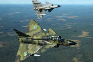 aircraft, Military, Viggen, Swedish, Air, Force, Fighter, Jet