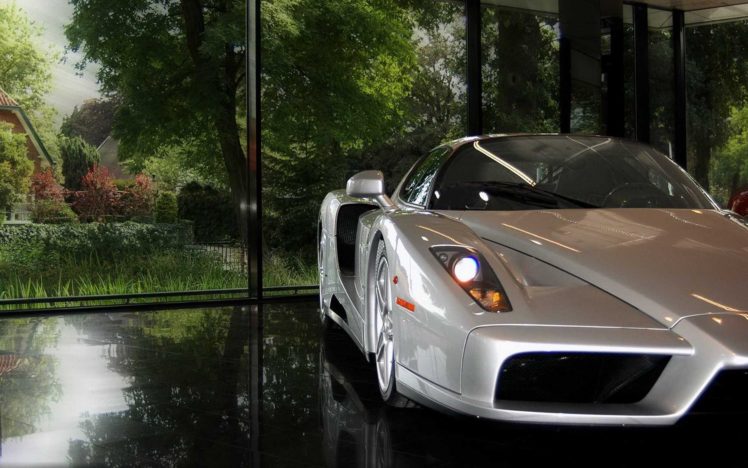 cars, Gray, Scenic, Vehicles, Ferrari, Enzo HD Wallpaper Desktop Background