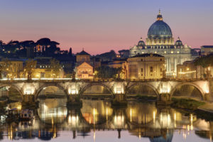 rome, Evening, Light, Italy, Reflection
