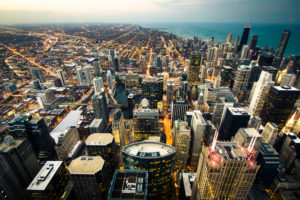 skyscrapers, Chicago, Usa, City