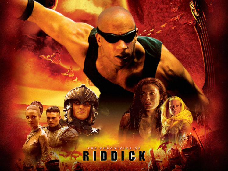 chronicles, Of, Riddick, Sci fi, Vin, Diesel, Warrior, Movie, Poster, Gw HD Wallpaper Desktop Background