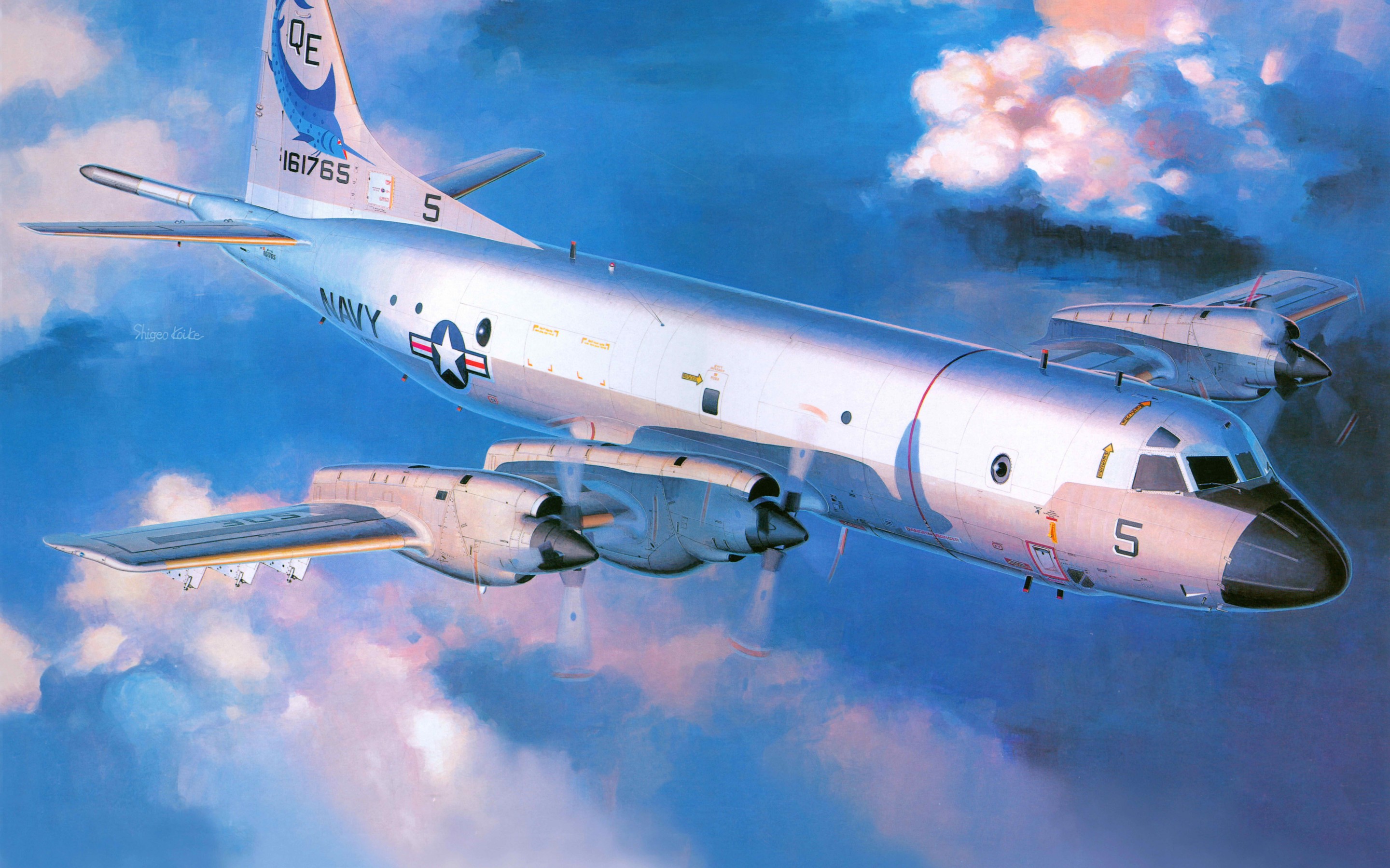 art, Lockheed, P 3, Orion, Art, Military, Gg Wallpaper