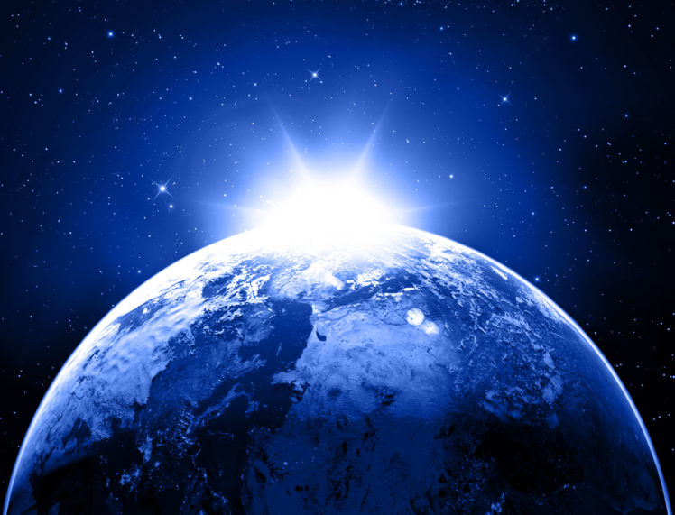 earth, Planet, Stars, Space, Sunlight HD Wallpaper Desktop Background