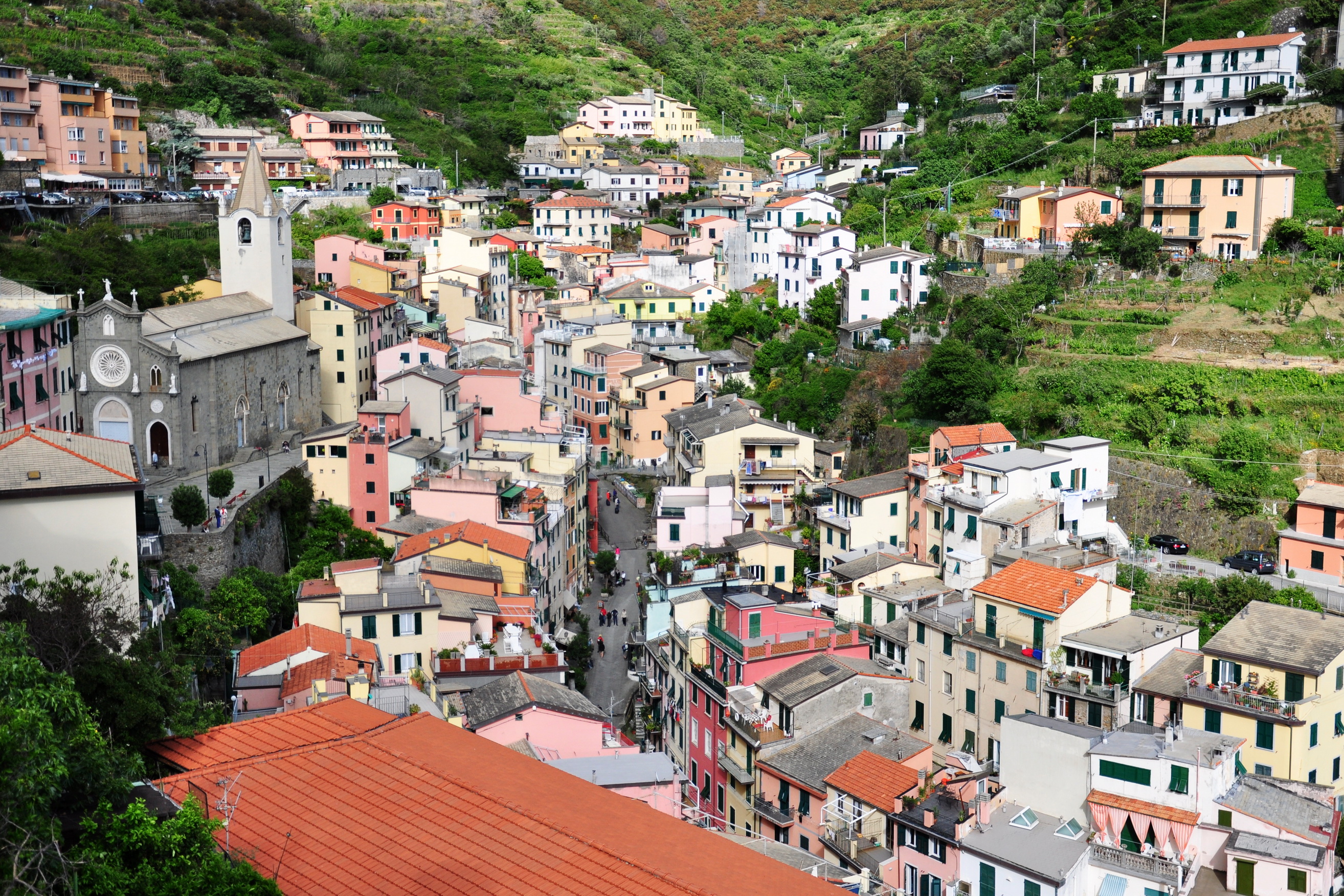 italy, Houses, Riomaggiore, Cities Wallpaper
