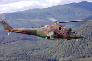 mi 24, A, Soviet, Military, Transport, Helicopter, Mountains, Trees