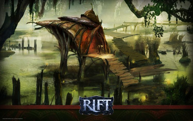 rift, Games, Fantasy, City, Forest, House HD Wallpaper Desktop Background