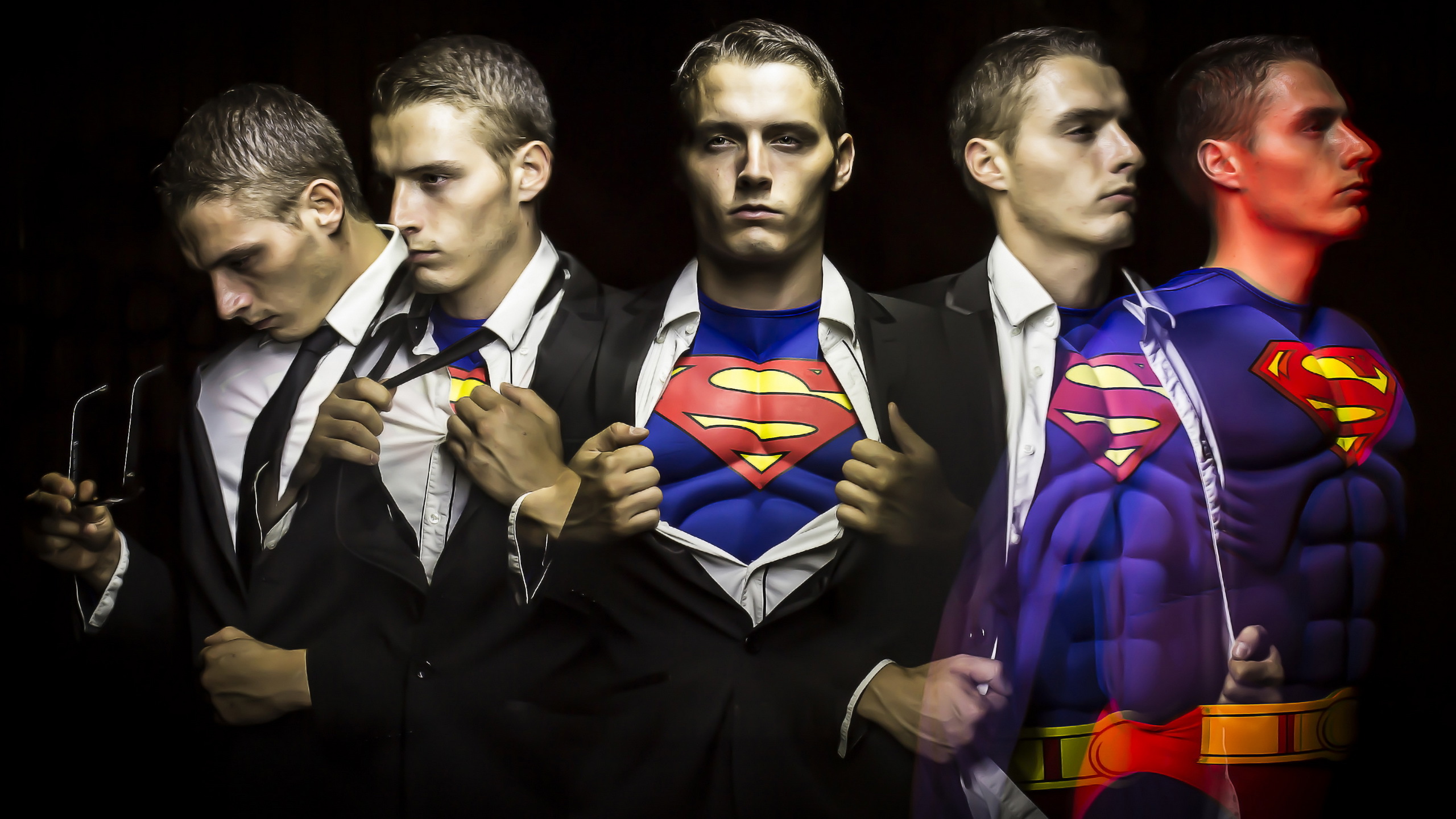 superman, Light, Painting, Superhero Wallpaper