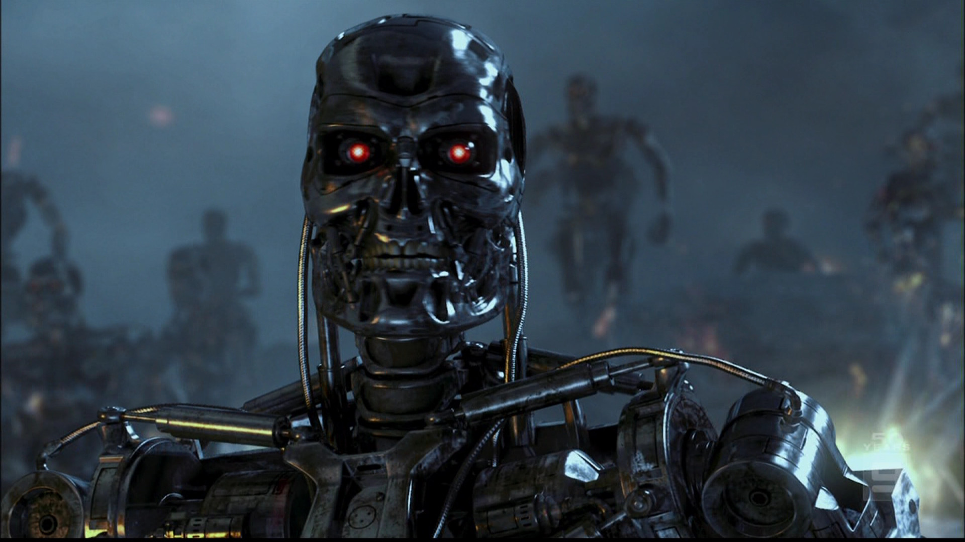 terminator, Action, Sci fi, Thriller, Robot, Cyborg, Warrior Wallpaper