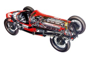 1927, Fiat, 806, Corsa, Race, Racing, Retro, Engine, Interior