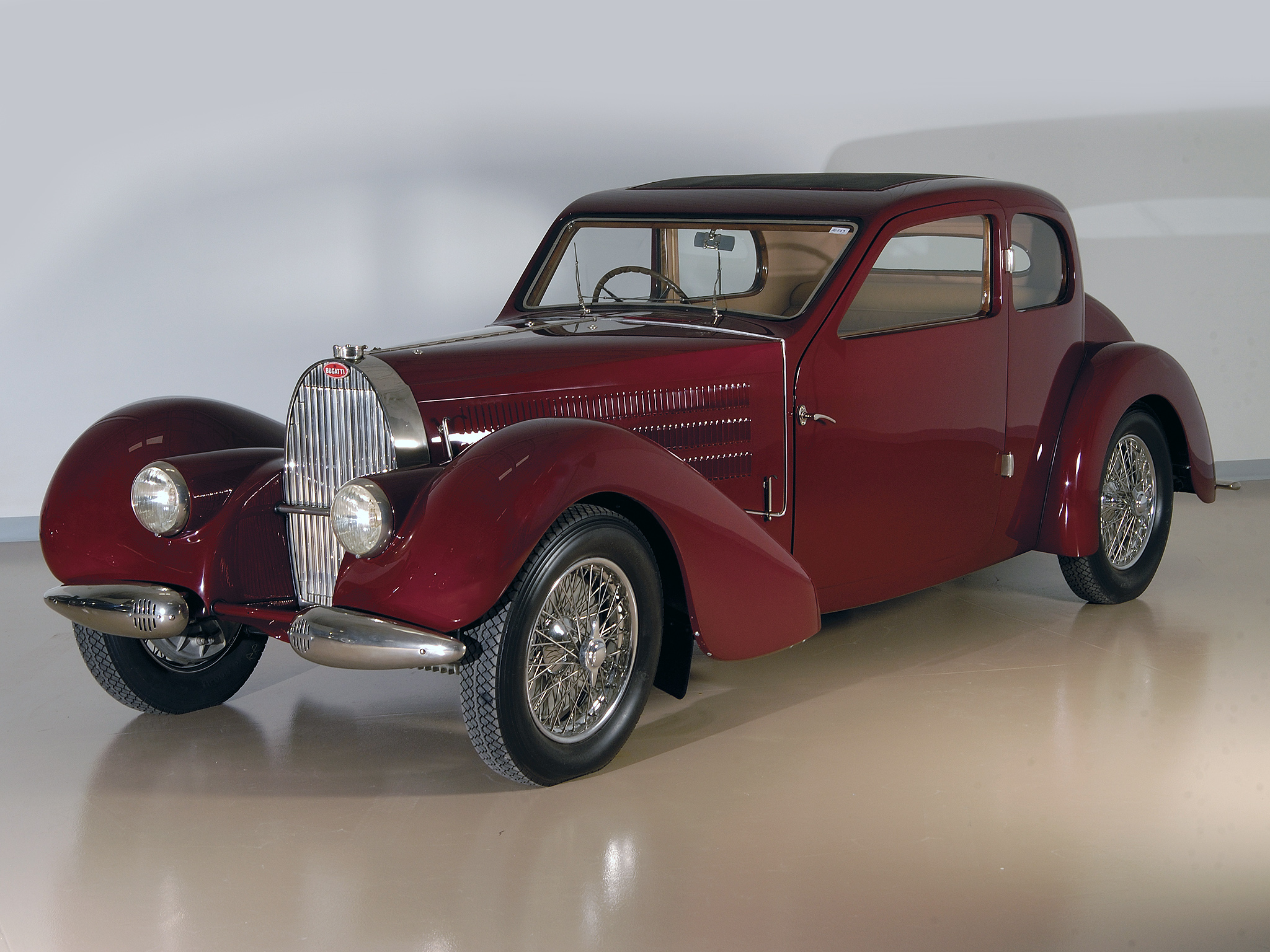 1939, Bugatti, Type 57, Ventoux, Coupe,  series iii , Retro Wallpaper