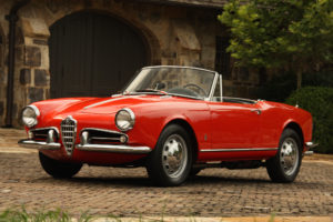 1956, Alfa, Romeo, Giulietta, Spider, Retro, Fh