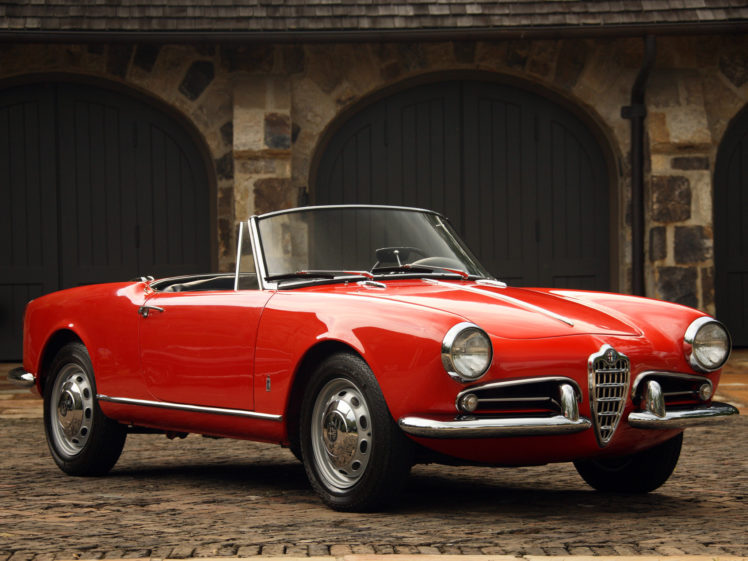 1956, Alfa, Romeo, Giulietta, Spider, Retro, Gd HD Wallpaper Desktop Background