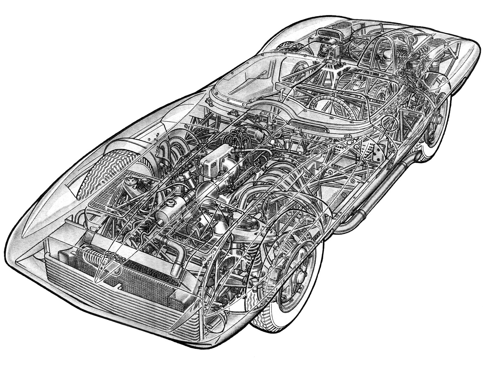 1959, Chevrolet, Corvette, Stingray, Racer, Concept, Race, Racing, Supercar, Retro, Interior, Engine Wallpaper
