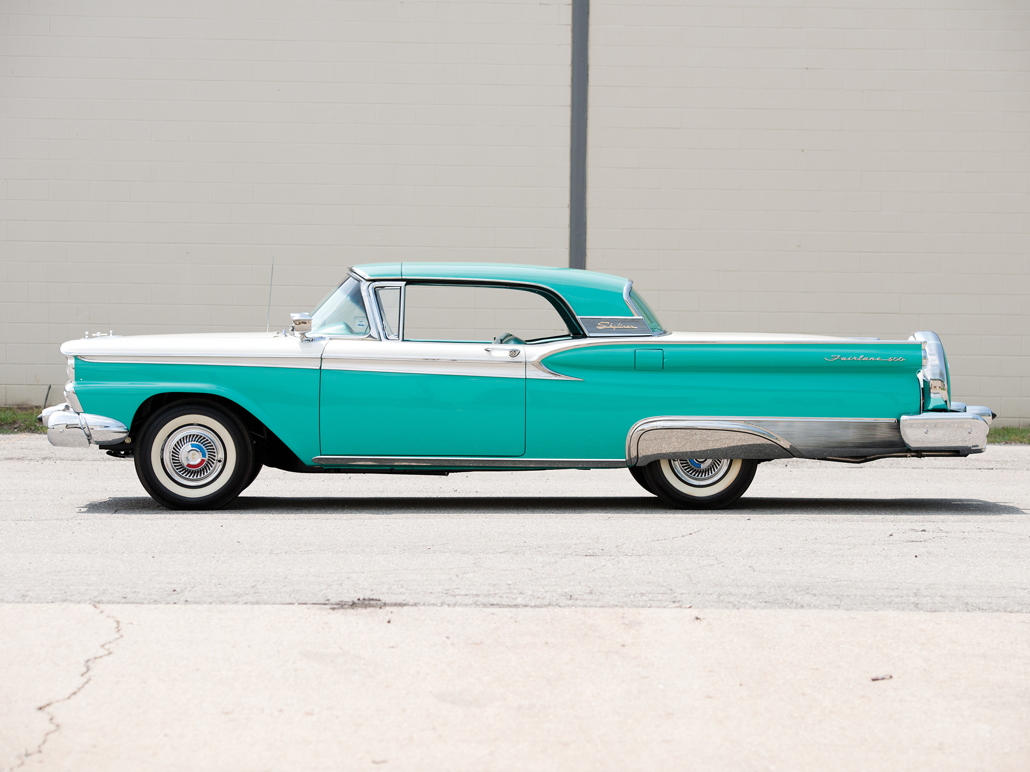 1959, Ford, Fairlane, 500, Skyliner, Retractable, Hardtop, Retro, Hd Wallpaper