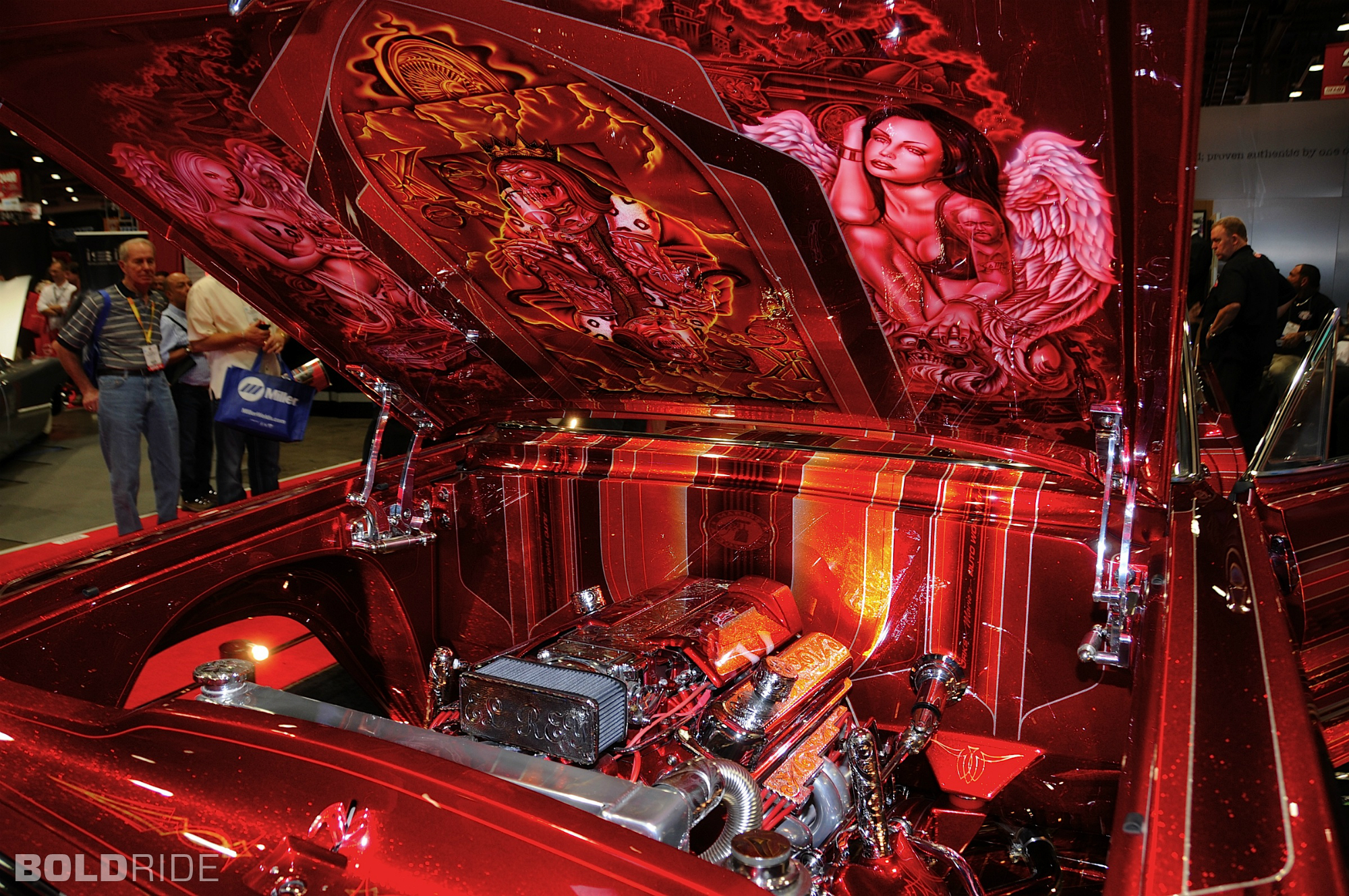 1963, Chevrolet, Impala, Ss, Convertible, Lowrider, Custom, Classic, S s, Engine Wallpaper