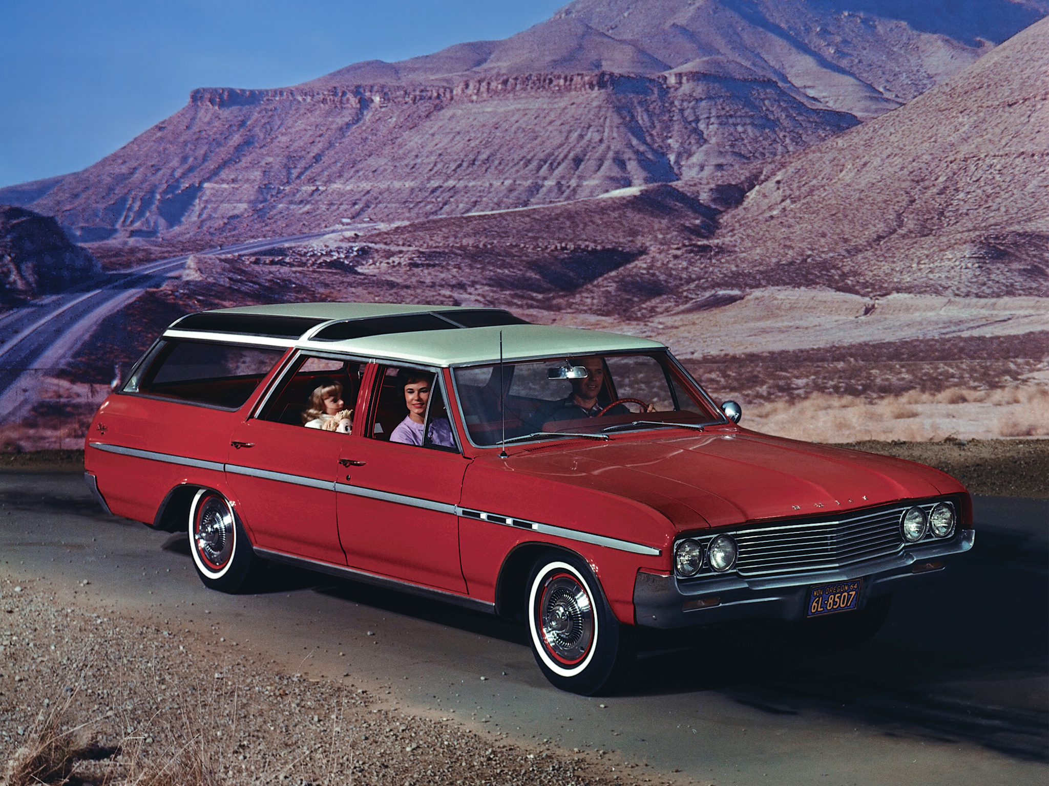 1964, Buick, Sport, Wagon, Classic, Stationwagon Wallpaper
